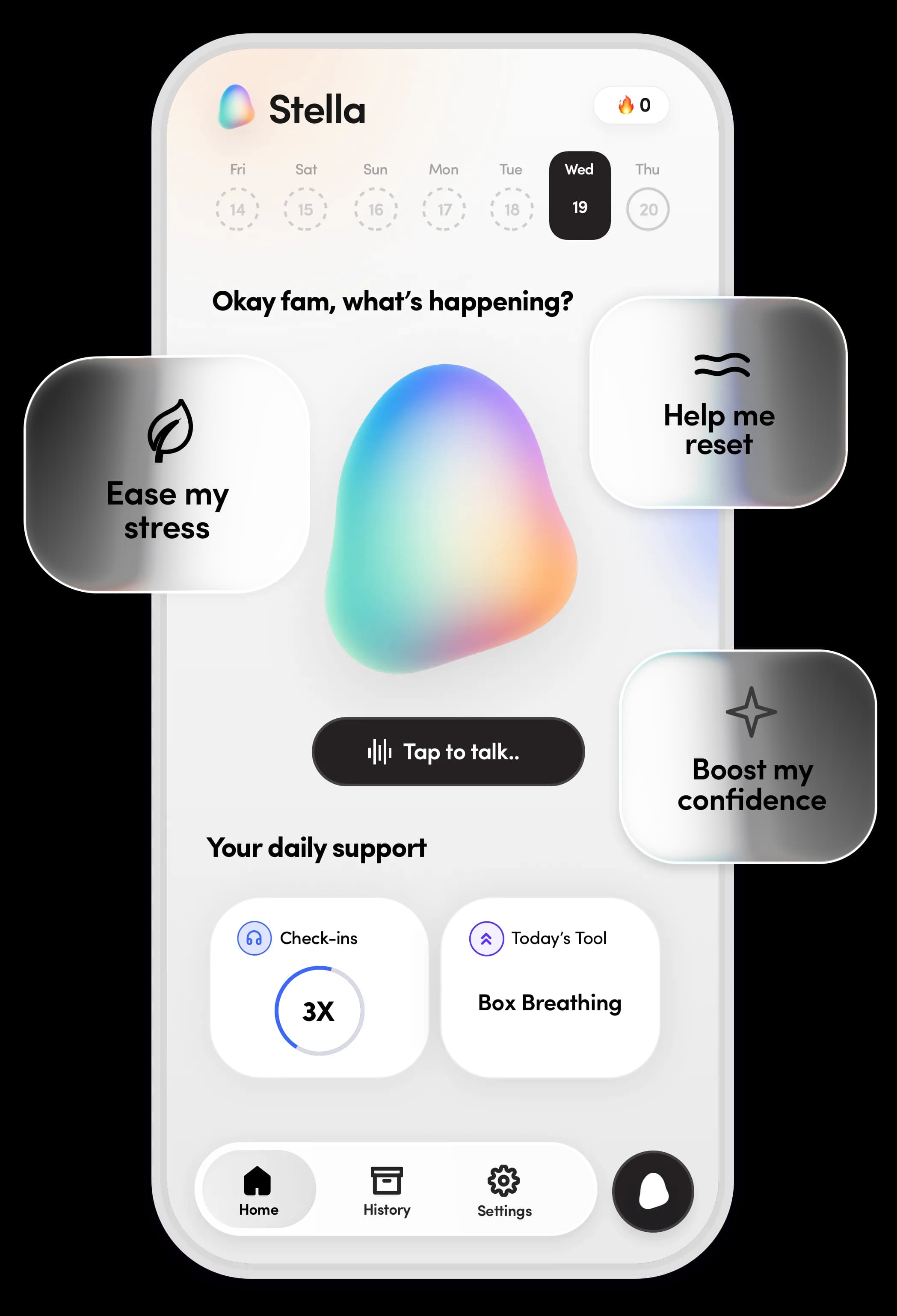Stella App Interface
